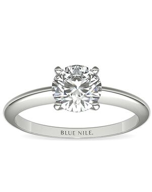 Blue Nile Round Cut Engagement Ring