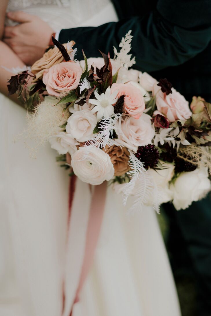 Megan and Manny's main priority with their wedding was to "make it feel uniquely and truly us," Megan says. "I'm an interior designer, so naturally I 