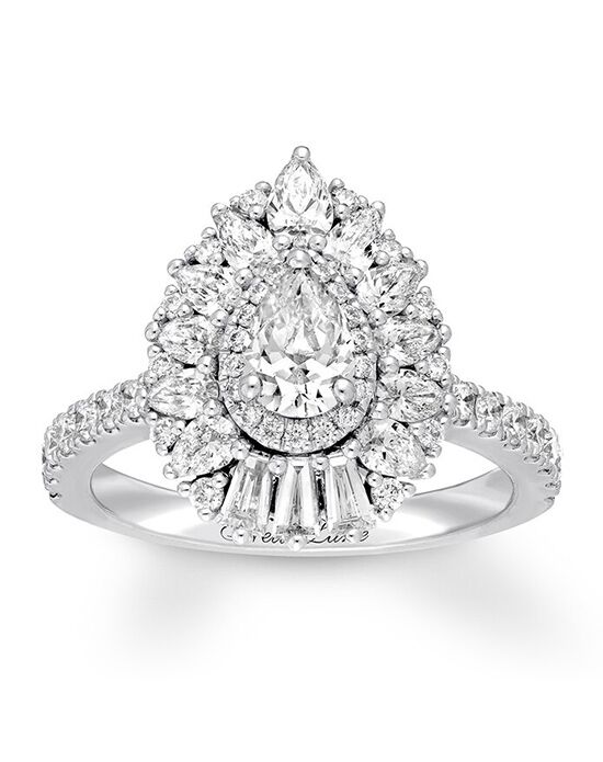 Kay Jewelers Vintage Pear Cut Engagement Ring - 1