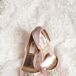 Pink Satin Bridal Heels