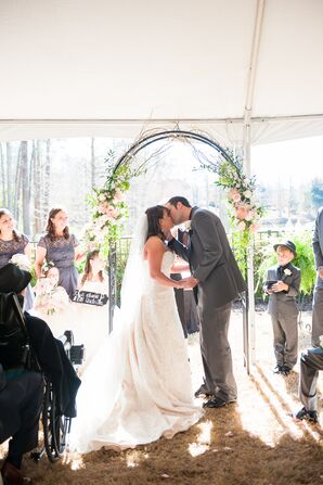 Tented Garden Wedding Ceremony