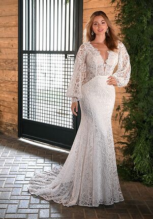 Essense of Australia D3443 Fit-and-Flare Wedding Dress