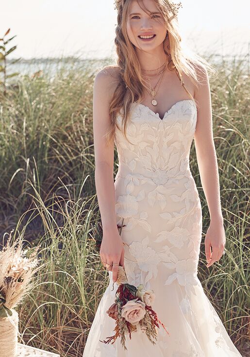 Rebecca Ingram HATTIE LYNETTE Mermaid Wedding Dress - 7