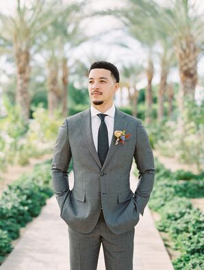 Groom Wedding Portraits in Coachella, California