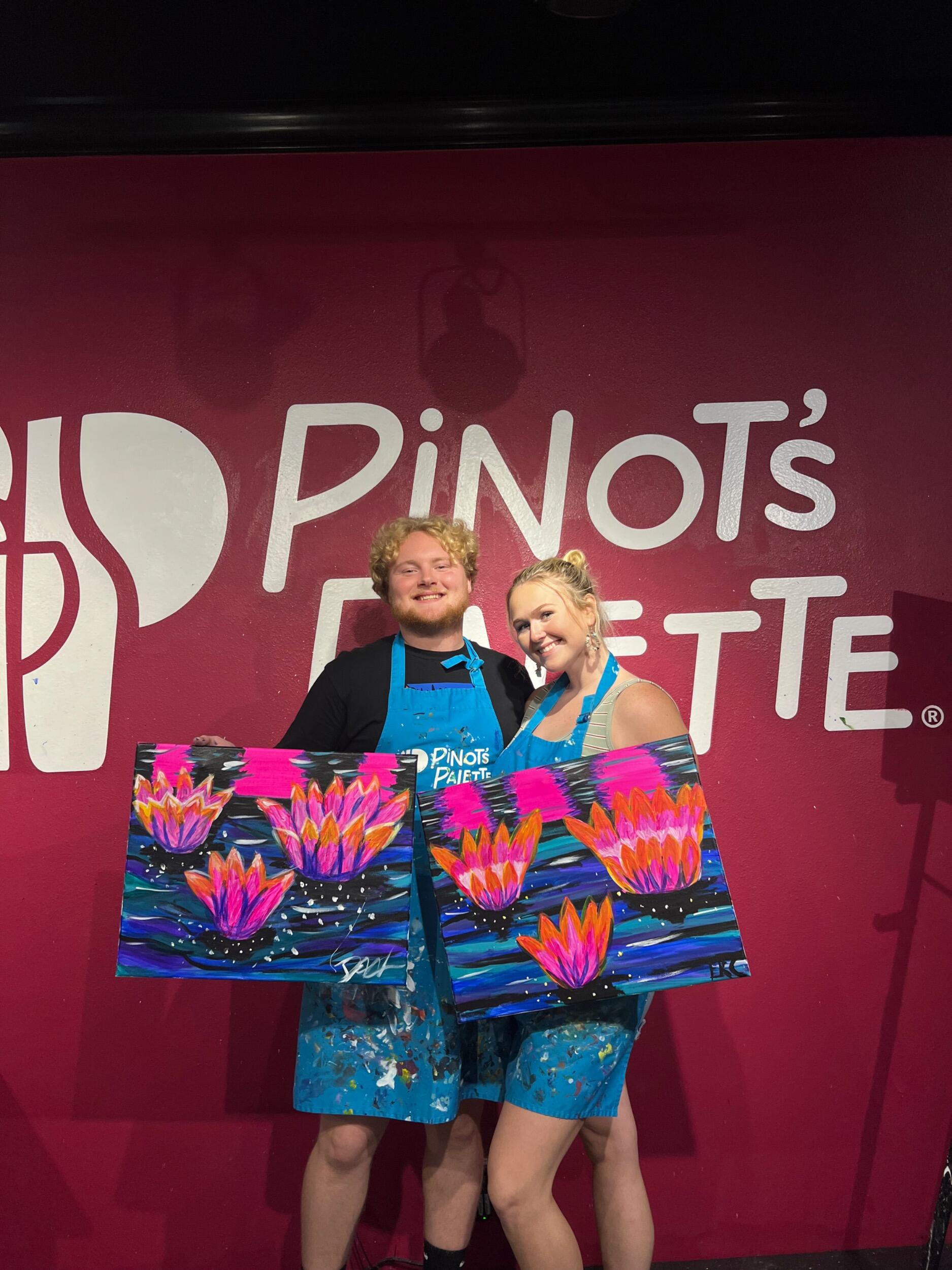 Did a painting class with the wonderful instructor Natalia! 