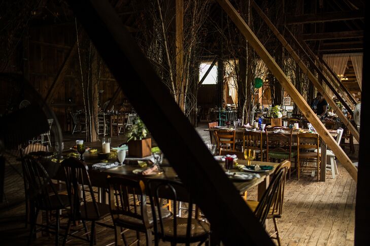"I love all things vintage," says Gabrielle. "I knew I wanted to have the look of mix-and-match china and chairs, amazing handmade wooden tables and lace doilies everywhere."
