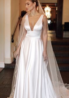 Essense of Australia D4359 A-Line Wedding Dress