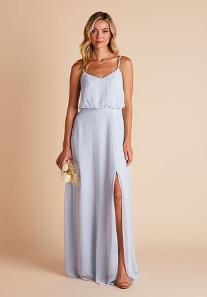 Birdy Grey Gwennie Dress in Ice Blue V-Neck Bridesmaid Dress