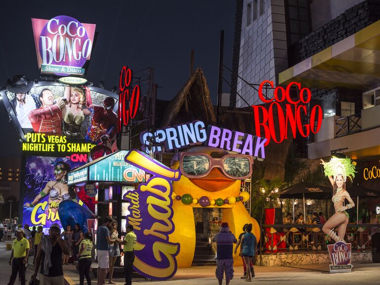 Cancun's premiere nightclub, Coco Bongo
