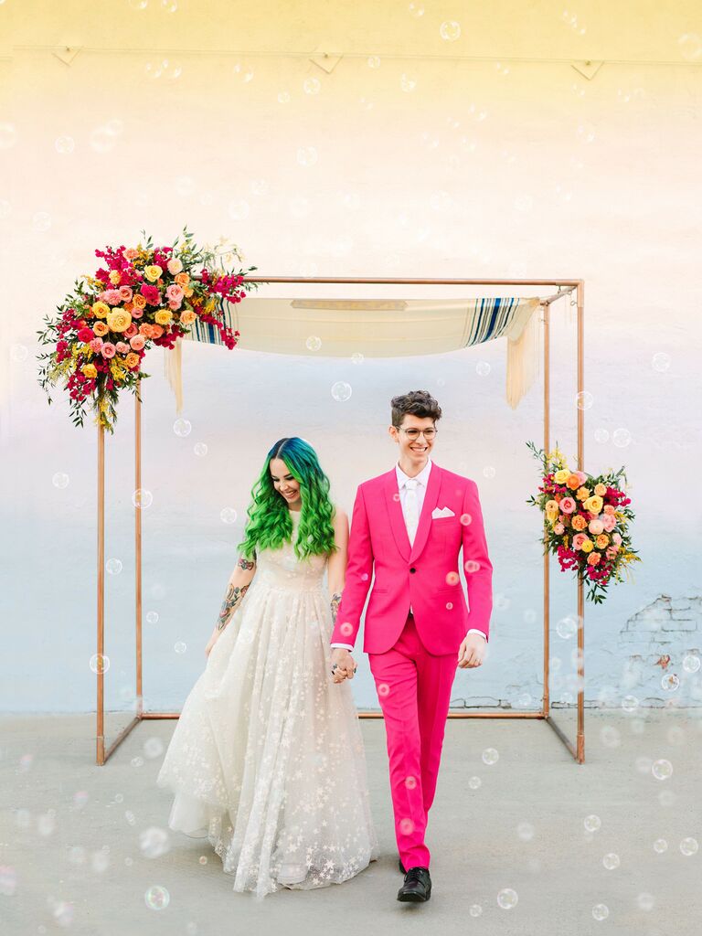disney themed wedding bubble recession