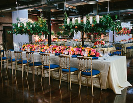 Wedding reception table