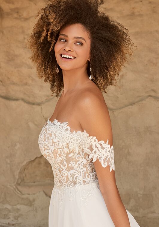 Maggie Sottero CHANTAL Sheath Wedding Dress - 6