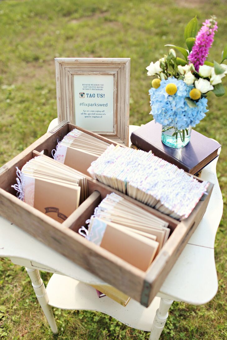 Aimee made all of the stationery, including the save-the-dates, invitations, ceremony programs, menus, table numbers and escort cards. By doing it all myself, I had complete control over the style and design of the stationery, and it all matched in some way.