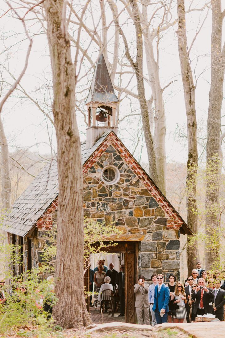 Guests at the Private Chapel Ceremony