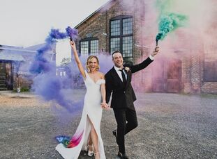 Brittany Hicks and Manny Sevillano’s <a href="https://www.theknot.com/content/read-the-how-we-met-stories-couples-shared-on-their-wedding-websites" ta