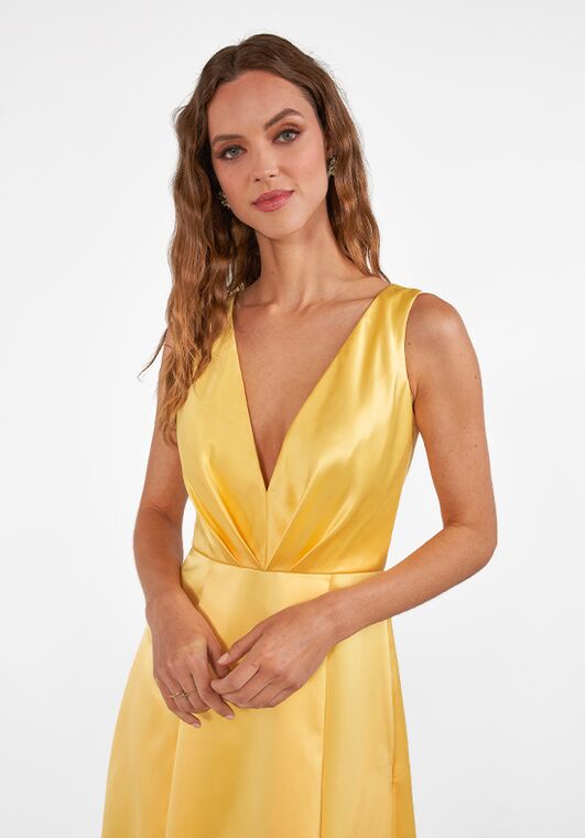 B2 Bridesmaids by Jasmine B283021 V-Neck and Plunge Bridesmaid Dress - 3