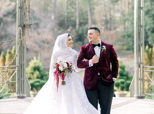 For Deema and Khaled it was love at first sight, at a grocery store! "Believe it or not, I met Khalid at a Harris Teeter about 9 years ago. I never th