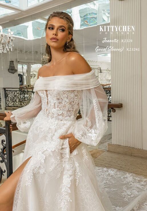 KITTYCHEN Couture JEANETTE GWEN, K2324 A-Line Wedding Dress - 6