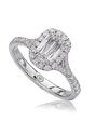Christopher Designs Classic Emerald Cut Engagement Ring - thumbnail - 1