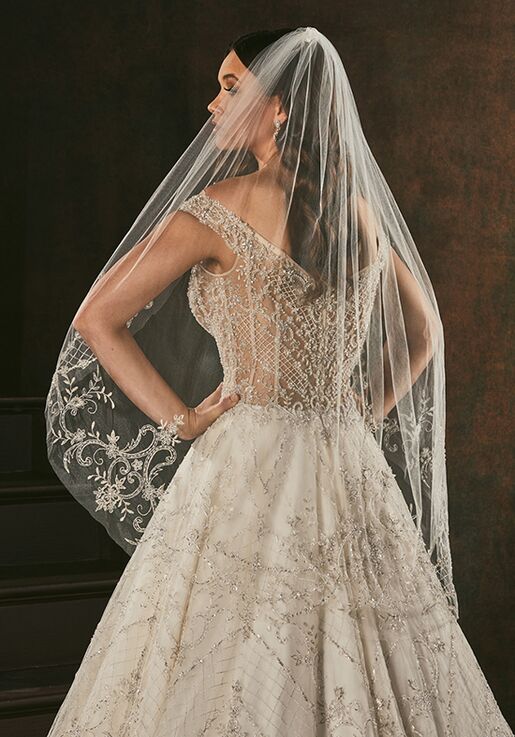 Amaré Couture C158 Alanis A-Line Wedding Dress - 5