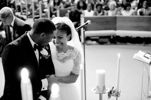 White Lace Rosa Clara Wedding Dress With Veil