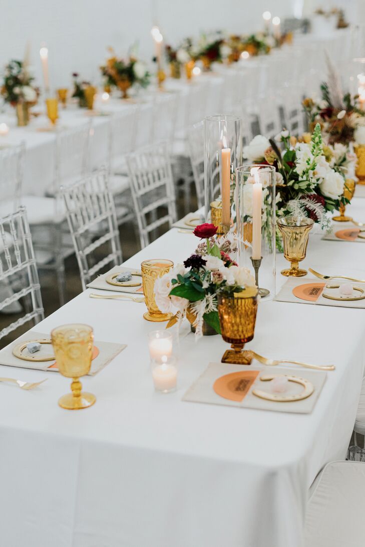 Wedding Reception Décor at The Space HTX in Houston, Texas