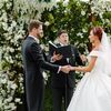 Mermaids and Aerialists Wowed at This Wedding on Governor's Island in New York