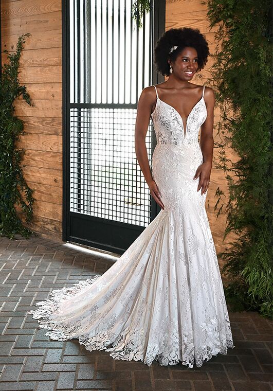 Essense of Australia D3273 Fit-and-Flare Wedding Dress - 5