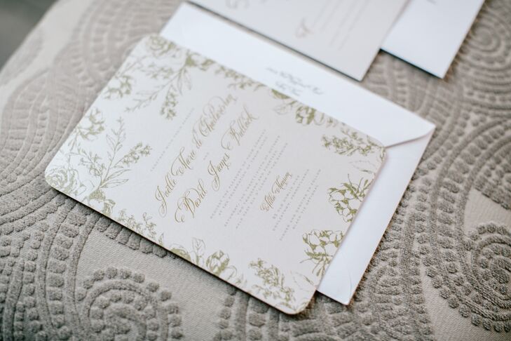 Romantic Silver Wedding Invitations from Wedding Paper Divas