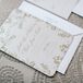 Romantic Silver Wedding Invitations from Wedding Paper Divas