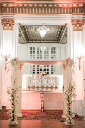 Custom Cherry Blossom Huppah