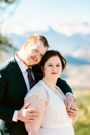 Bride and Groom Portraits at Northstar Gatherings in Idaho Springs, Colorado