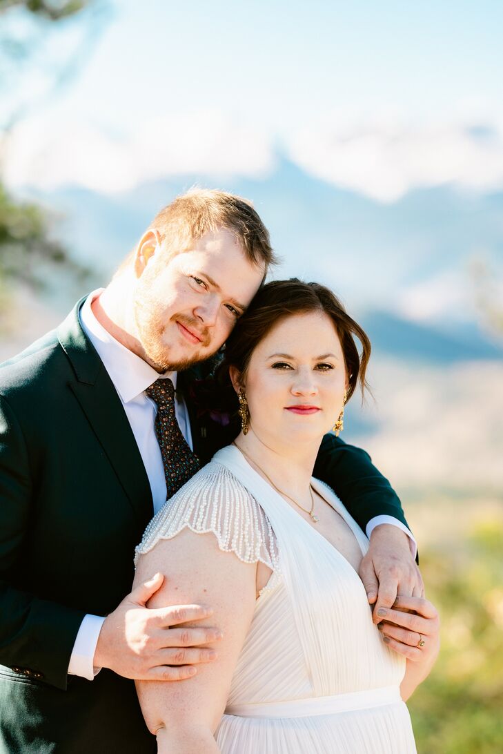 Bride and Groom Portraits at Northstar Gatherings in Idaho Springs, Colorado
