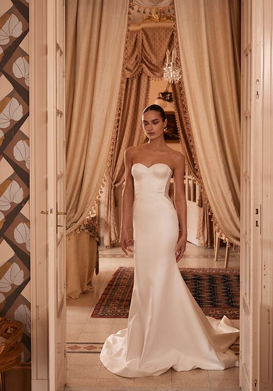 Soft flow by Ricca Sposa Atelier Eleanor 25-003(3) Mermaid and Trumpet Wedding Dress - 6