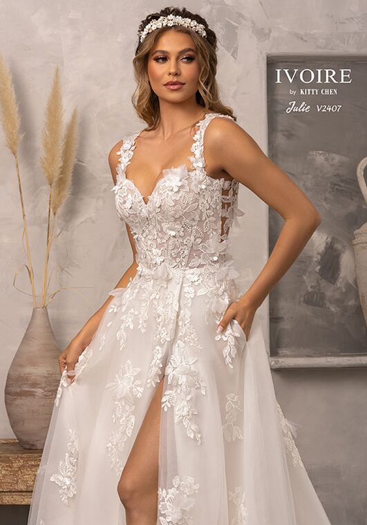 IVOIRE by KITTY CHEN JULIE, V2407 A-Line Wedding Dress - 5