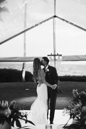 Elegant, Ocean View Wedding in Hawaii