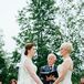 Same-Sex Backyard Wedding Ceremony