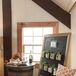 A wine tasting bar with different herbs was set up for guests' pleasure.