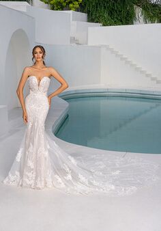 KITTYCHEN MATEA, H2437 Fit-and-Flare Wedding Dress