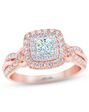 Kay Jewelers Unique Princess Cut Engagement Ring - thumbnail - 1