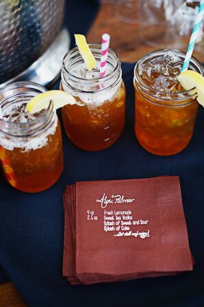 Signature Cocktails in Mason Jars