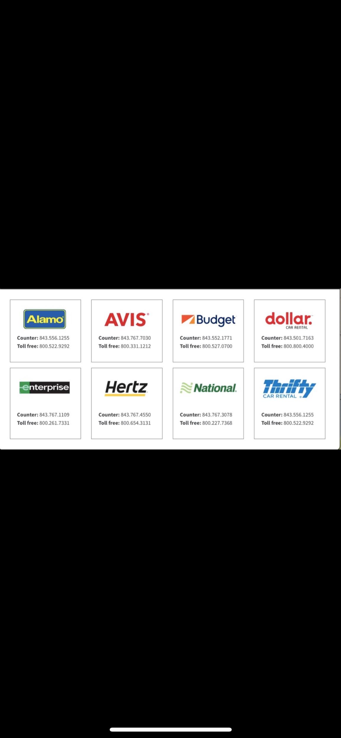 Picture of Charleston International Airport (CHS) Rental Cars