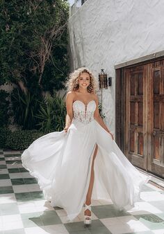 Stella York 8027 A-Line Wedding Dress