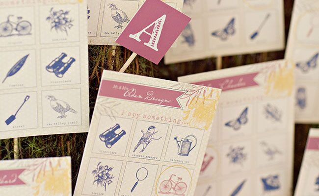 Game Night Wedding Details | blog.theknot.com