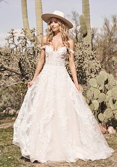Lillian West 66176 A-Line Wedding Dress