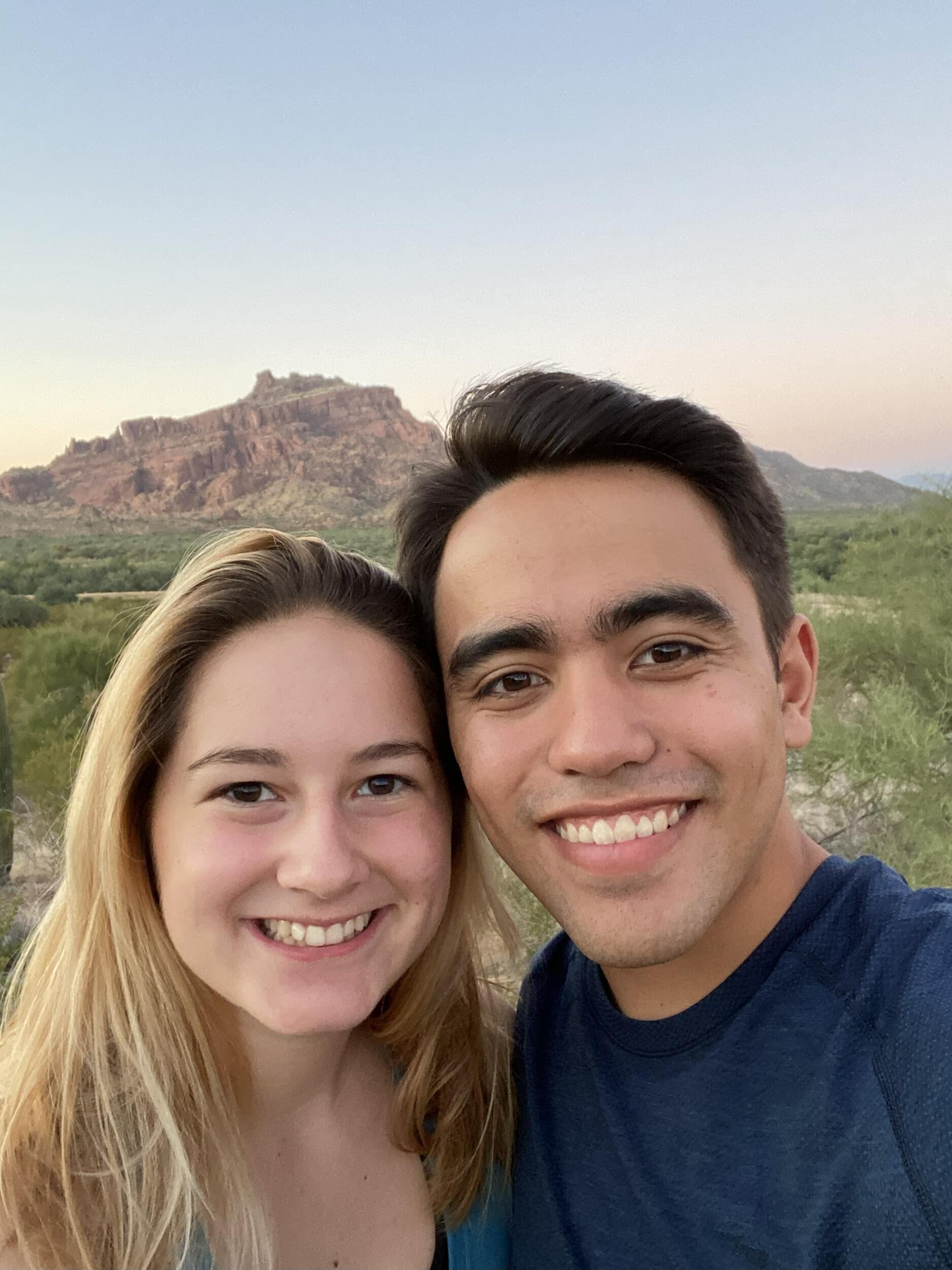 Tasha's first time in Arizona.
