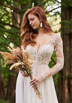 Lillian West 66237 A-Line Wedding Dress
