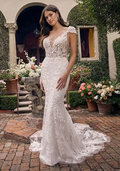 Casablanca Bridal 2543 Delphine Fit-and-Flare Wedding Dress