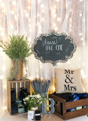 Soft Romantic Sparkler Display