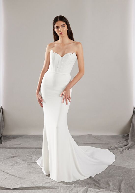 PRONOVIAS SINCERE Mermaid and Trumpet Wedding Dress - 1